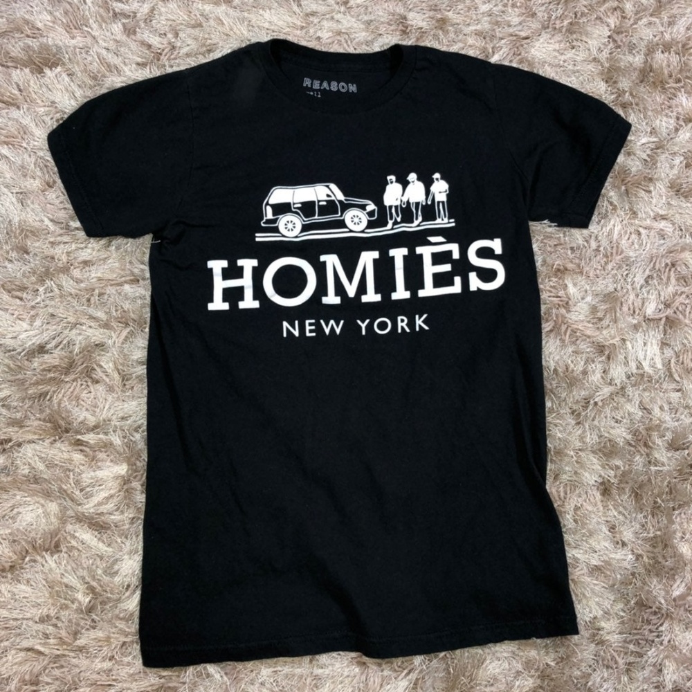 Reason Clothing Homies NY T-shirt Size S NEW